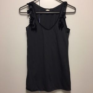 J crew sleeveless shirt